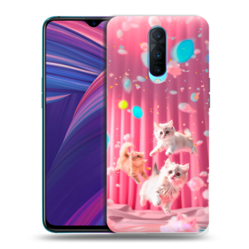 Силиконовый чехол на OPPO RX17 Pro с принтом милые котики Силиконовый чехол на OPPO RX17 Pro с принтом милые котики