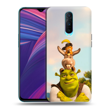 Силиконовый чехол на OPPO RX17 Pro с принтом Шрек Shrek Силиконовый чехол на OPPO RX17 Pro с принтом Шрек Shrek