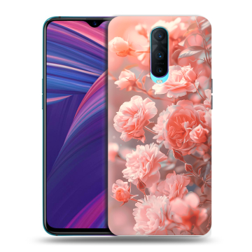 Силиконовый чехол на OPPO RX17 Pro с принтом Розы цветы Силиконовый чехол на OPPO RX17 Pro с принтом Розы цветы