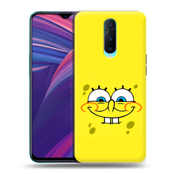 Силиконовый чехол на OPPO RX17 Pro с принтом спанчбоб спанч боб Силиконовый чехол на OPPO RX17 Pro с принтом спанчбоб спанч боб