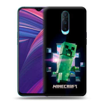 Силиконовый чехол на OPPO RX17 Pro с принтом Майнкрафт Minecraft Силиконовый чехол на OPPO RX17 Pro с принтом Майнкрафт Minecraft