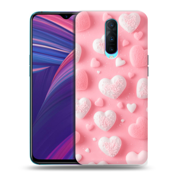 Силиконовый чехол на OPPO RX17 Pro с принтом Сердечки Силиконовый чехол на OPPO RX17 Pro с принтом Сердечки
