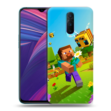 Силиконовый чехол на OPPO RX17 Pro с принтом Майнкрафт Minecraft Силиконовый чехол на OPPO RX17 Pro с принтом Майнкрафт Minecraft