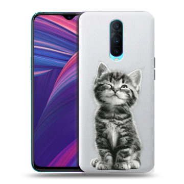 Силиконовый чехол на OPPO RX17 Pro с принтом Котенок Силиконовый чехол на OPPO RX17 Pro с принтом Котенок