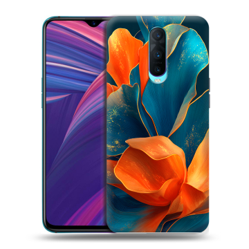Силиконовый чехол на OPPO RX17 Pro с принтом Цветы Силиконовый чехол на OPPO RX17 Pro с принтом Цветы