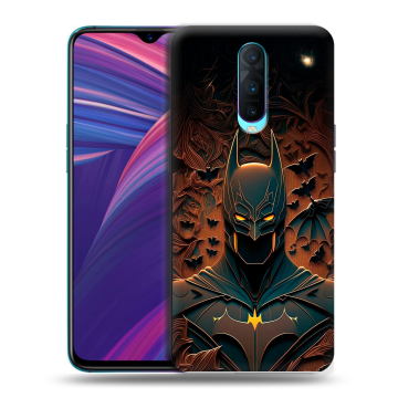 Силиконовый чехол на OPPO RX17 Pro с принтом Batman Бэтмен Силиконовый чехол на OPPO RX17 Pro с принтом Batman Бэтмен