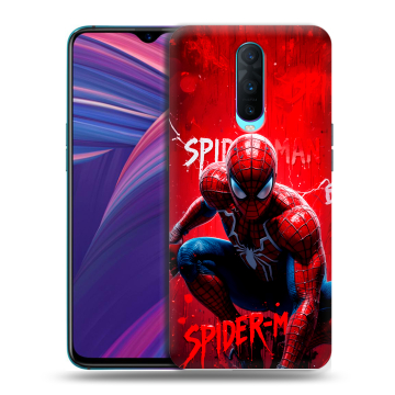 Силиконовый чехол на OPPO RX17 Pro с принтом Spiderman Человек паук Силиконовый чехол на OPPO RX17 Pro с принтом Spiderman Человек паук