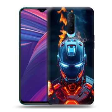 Силиконовый чехол на OPPO RX17 Pro с принтом IronMan Железный человек Силиконовый чехол на OPPO RX17 Pro с принтом IronMan Железный человек