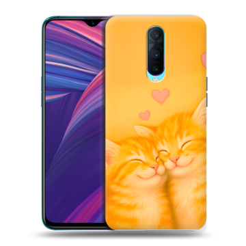 Силиконовый чехол на OPPO RX17 Pro с принтом Милые котята Силиконовый чехол на OPPO RX17 Pro с принтом Милые котята