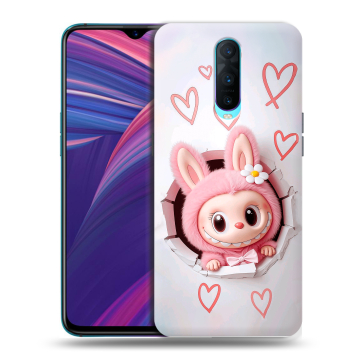Силиконовый чехол на OPPO RX17 Pro с принтом Labubu Лабубу Силиконовый чехол на OPPO RX17 Pro с принтом Labubu Лабубу