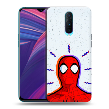Силиконовый чехол на OPPO RX17 Pro с принтом Spiderman Человек паук Силиконовый чехол на OPPO RX17 Pro с принтом Spiderman Человек паук