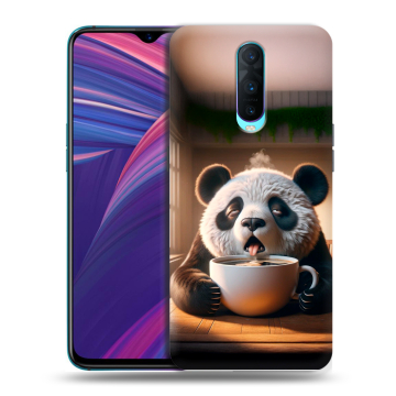 Силиконовый чехол на OPPO RX17 Pro с принтом смешная панда Силиконовый чехол на OPPO RX17 Pro с принтом смешная панда