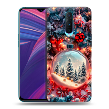 Силиконовый чехол на OPPO RX17 Pro с принтом Новый год Силиконовый чехол на OPPO RX17 Pro с принтом Новый год