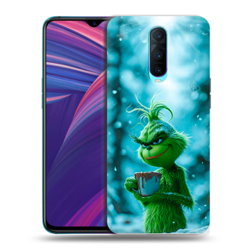 Силиконовый чехол на OPPO RX17 Pro с принтом Новый год гринч Силиконовый чехол на OPPO RX17 Pro с принтом Новый год гринч