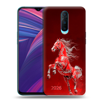 Силиконовый чехол на OPPO RX17 Pro с принтом Новый год Силиконовый чехол на OPPO RX17 Pro с принтом Новый год