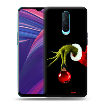 Силиконовый чехол на OPPO RX17 Pro с принтом Новый год Гринч Силиконовый чехол на OPPO RX17 Pro с принтом Новый год Гринч
