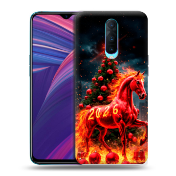 Силиконовый чехол на OPPO RX17 Pro с принтом Новый год Силиконовый чехол на OPPO RX17 Pro с принтом Новый год