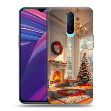 Силиконовый чехол на OPPO RX17 Pro с принтом Новый год Силиконовый чехол на OPPO RX17 Pro с принтом Новый год