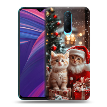 Силиконовый чехол на OPPO RX17 Pro с принтом Новый год Силиконовый чехол на OPPO RX17 Pro с принтом Новый год