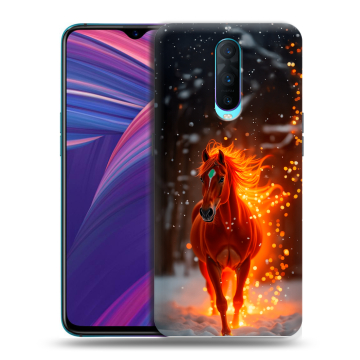 Силиконовый чехол на OPPO RX17 Pro с принтом Новый год Силиконовый чехол на OPPO RX17 Pro с принтом Новый год