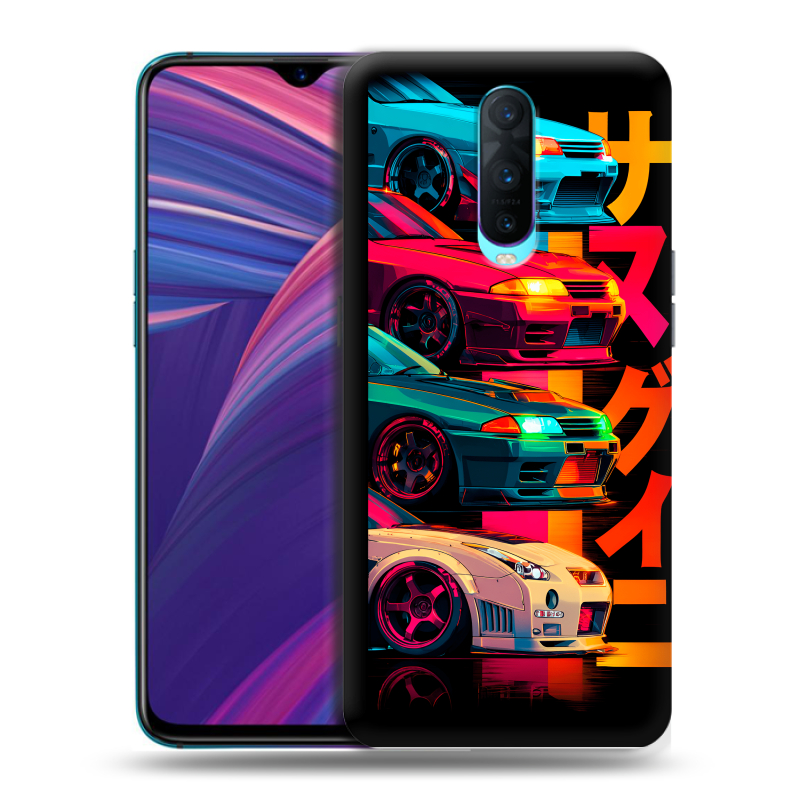 Силиконовый чехол на OPPO RX17 Pro с принтом Гоночные машины Силиконовый чехол на OPPO RX17 Pro с принтом Гоночные машины