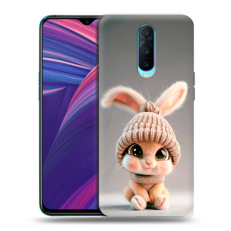 Пластиковый чехол на OPPO RX17 Pro с принтом Кролик Пластиковый чехол на OPPO RX17 Pro с принтом Кролик