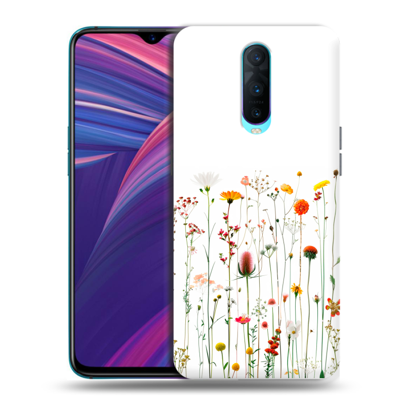 Силиконовый чехол на OPPO RX17 Pro с принтом цветы Силиконовый чехол на OPPO RX17 Pro с принтом цветы