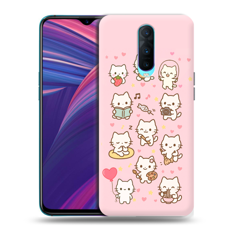 Пластиковый чехол на OPPO RX17 Pro с принтом Hello Kitty Хелоу Кити Пластиковый чехол на OPPO RX17 Pro с принтом Hello Kitty Хелоу Кити