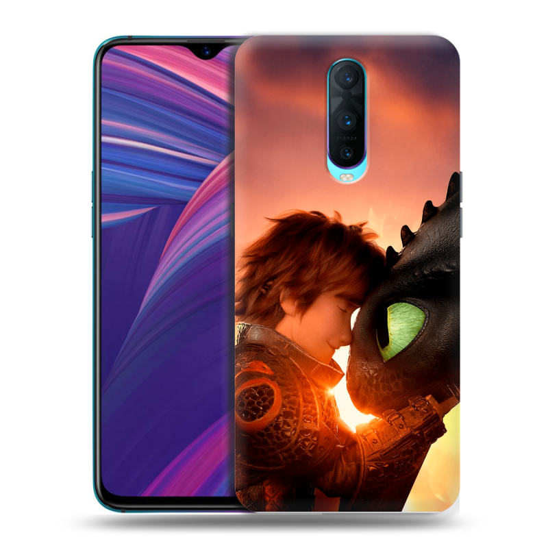 Пластиковый чехол на OPPO RX17 Pro с принтом Как приручить дракона Пластиковый чехол на OPPO RX17 Pro с принтом Как приручить дракона