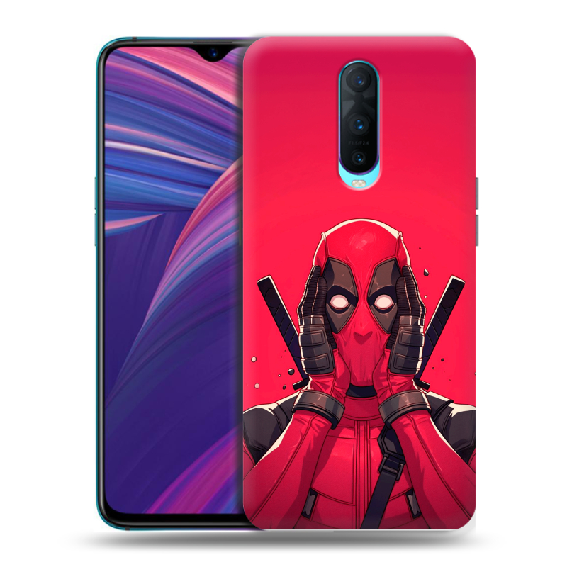 Силиконовый чехол на OPPO RX17 Pro с принтом Дедпул Deadpool Силиконовый чехол на OPPO RX17 Pro с принтом Дедпул Deadpool