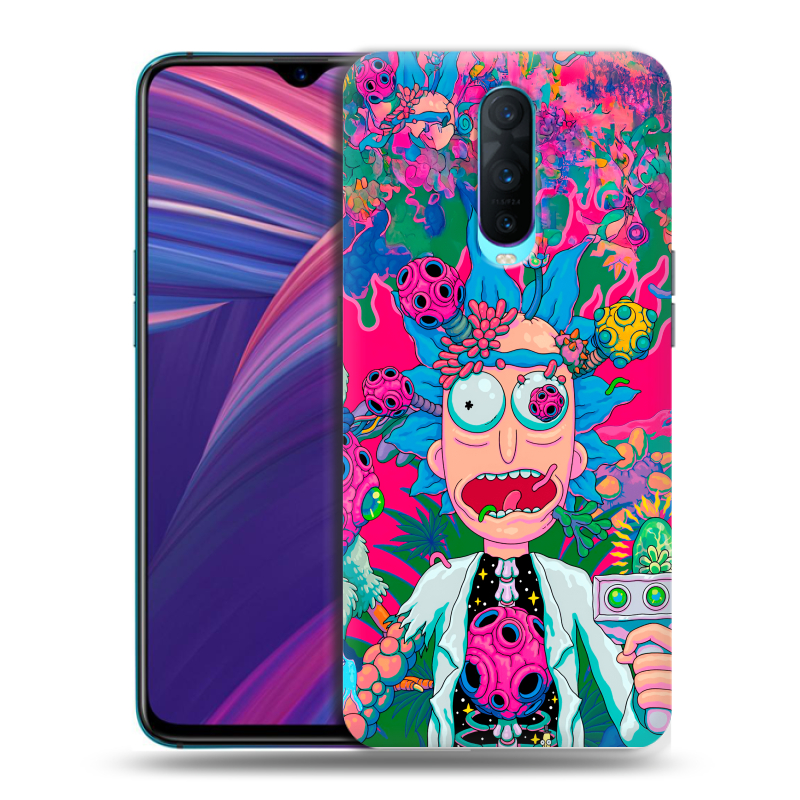 Силиконовый чехол на OPPO RX17 Pro с принтом Рик и Морти Rick Morty Силиконовый чехол на OPPO RX17 Pro с принтом Рик и Морти Rick Morty