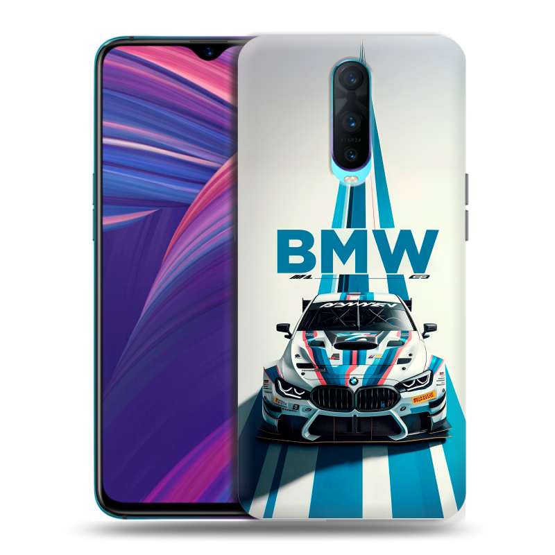 Силиконовый чехол на OPPO RX17 Pro с принтом БМВ BMW Силиконовый чехол на OPPO RX17 Pro с принтом БМВ BMW