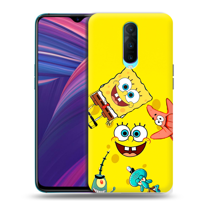 Силиконовый чехол на OPPO RX17 Pro с принтом Спанч боб Спанчбоб Силиконовый чехол на OPPO RX17 Pro с принтом Спанч боб Спанчбоб