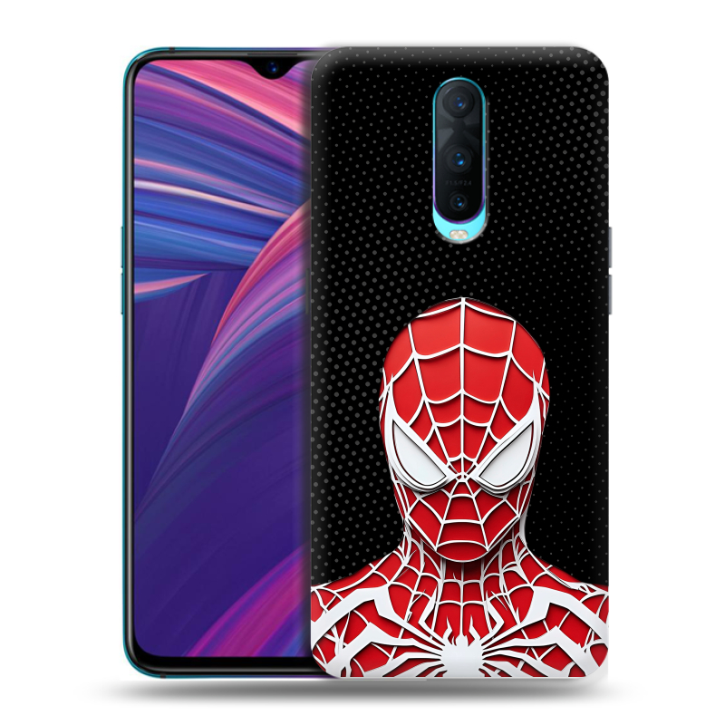 Силиконовый чехол на OPPO RX17 Pro с принтом человек паук spiderman Силиконовый чехол на OPPO RX17 Pro с принтом человек паук spiderman