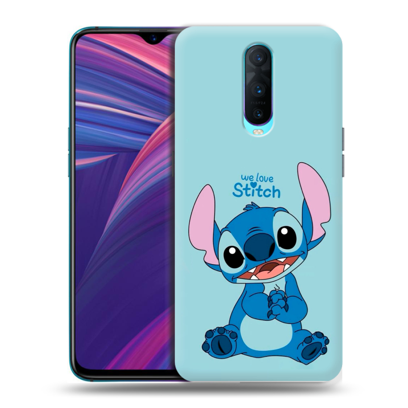 Пластиковый чехол на OPPO RX17 Pro с принтом Лило и Стич Пластиковый чехол на OPPO RX17 Pro с принтом Лило и Стич