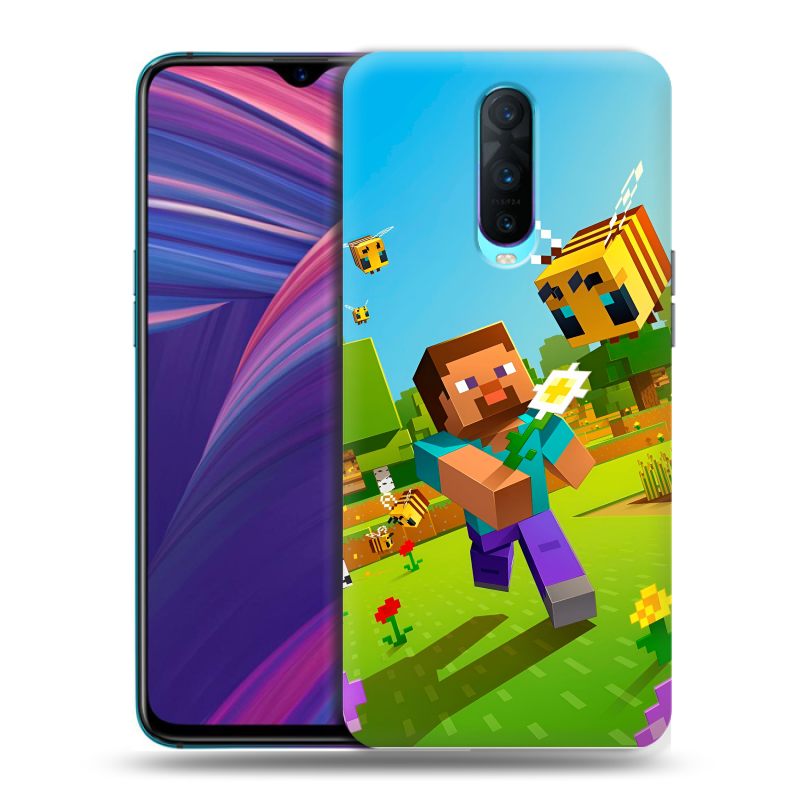 Силиконовый чехол на OPPO RX17 Pro с принтом Майнкрафт Minecraft Силиконовый чехол на OPPO RX17 Pro с принтом Майнкрафт Minecraft
