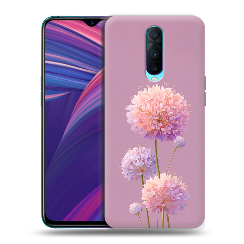 Пластиковый чехол на OPPO RX17 Pro с принтом Цветы Пластиковый чехол на OPPO RX17 Pro с принтом Цветы
