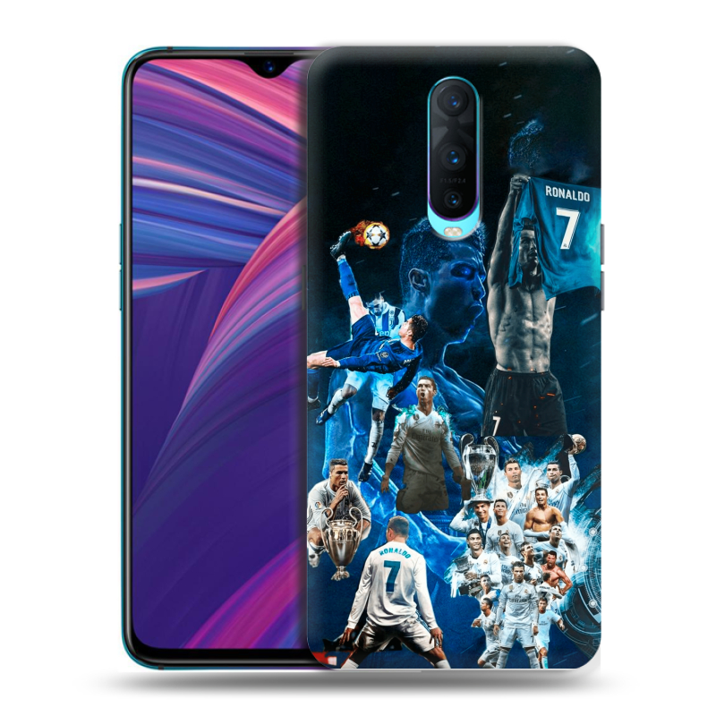 Пластиковый чехол на OPPO RX17 Pro с принтом Реал Роналдо Пластиковый чехол на OPPO RX17 Pro с принтом Реал Роналдо