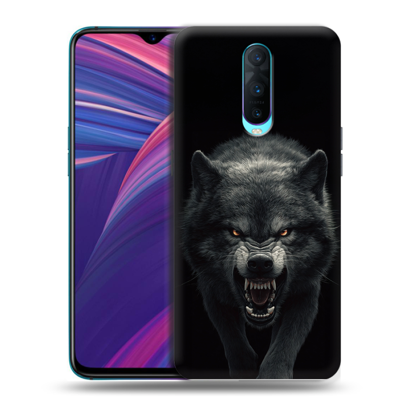 Силиконовый чехол на OPPO RX17 Pro с принтом Волк Силиконовый чехол на OPPO RX17 Pro с принтом Волк