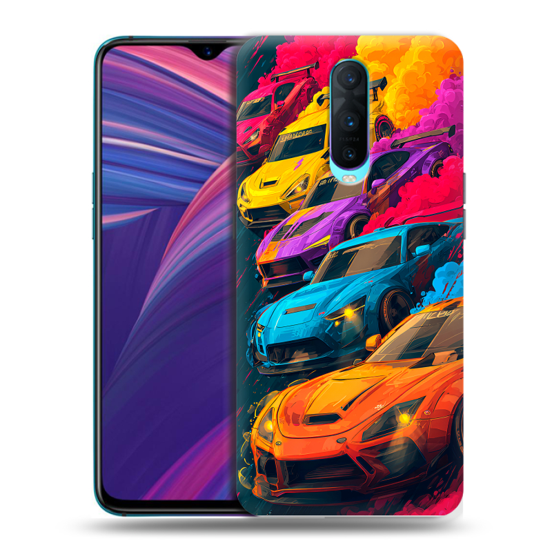 Пластиковый чехол на OPPO RX17 Pro с принтом Тачки Пластиковый чехол на OPPO RX17 Pro с принтом Тачки