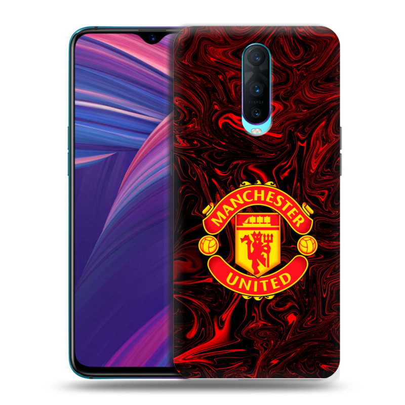 Силиконовый чехол на OPPO RX17 Pro с принтом Manchester United Силиконовый чехол на OPPO RX17 Pro с принтом Manchester United