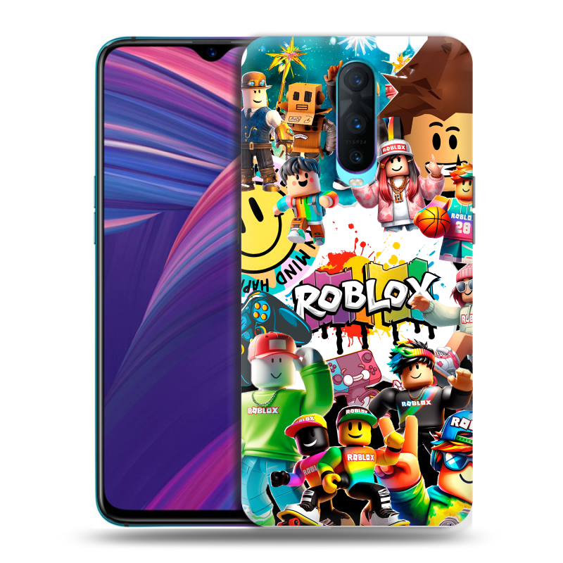 Силиконовый чехол на OPPO RX17 Pro с принтом Roblox Роблокс Силиконовый чехол на OPPO RX17 Pro с принтом Roblox Роблокс