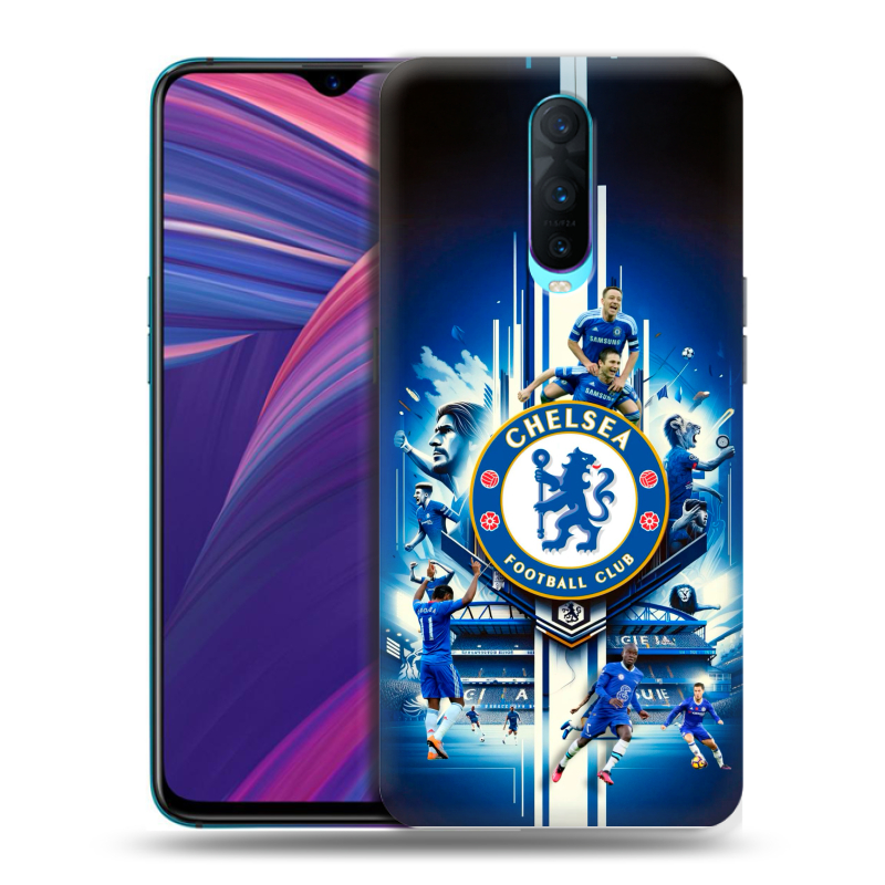 Пластиковый чехол на OPPO RX17 Pro с принтом Chelsea Челси Пластиковый чехол на OPPO RX17 Pro с принтом Chelsea Челси