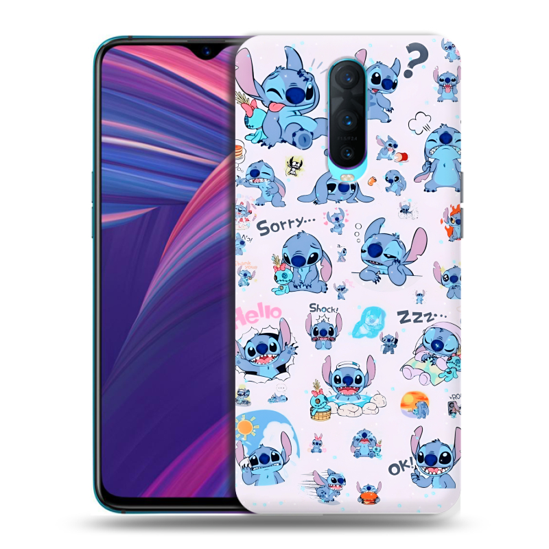 Силиконовый чехол на OPPO RX17 Pro с принтом Лило и Стич Силиконовый чехол на OPPO RX17 Pro с принтом Лило и Стич