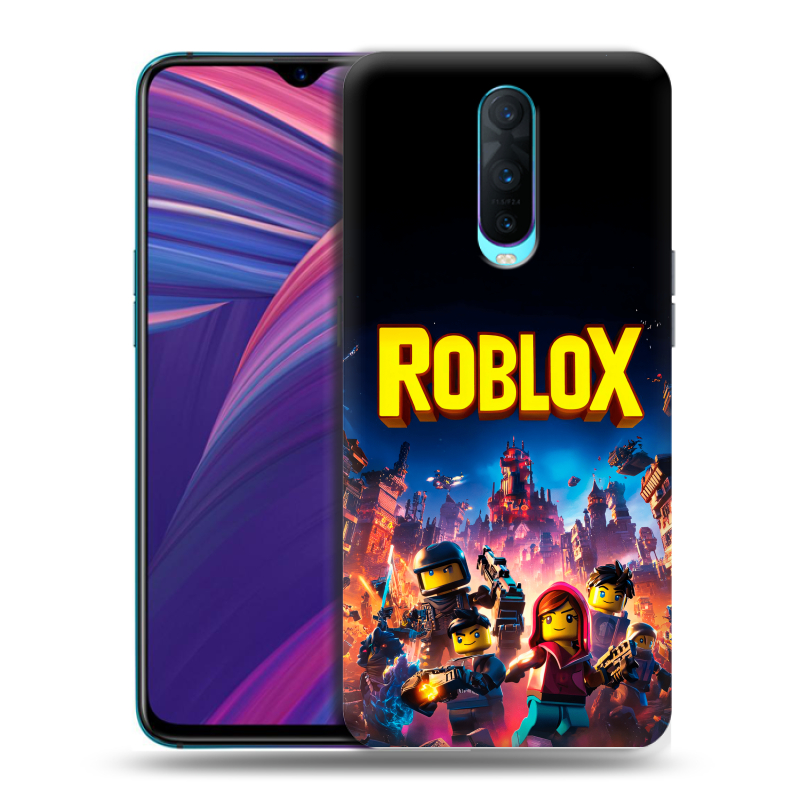 Силиконовый чехол на OPPO RX17 Pro с принтом Roblox Роблокс Силиконовый чехол на OPPO RX17 Pro с принтом Roblox Роблокс