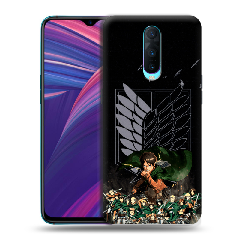 Силиконовый чехол на OPPO RX17 Pro с принтом Атака титанов Силиконовый чехол на OPPO RX17 Pro с принтом Атака титанов