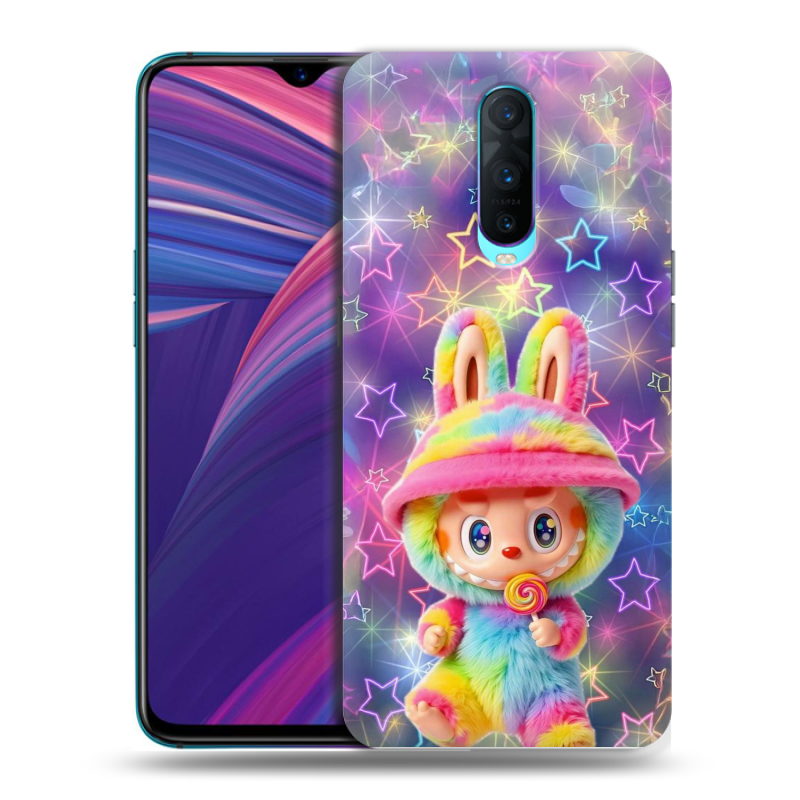 Силиконовый чехол на OPPO RX17 Pro с принтом Labubu Лабубу Силиконовый чехол на OPPO RX17 Pro с принтом Labubu Лабубу
