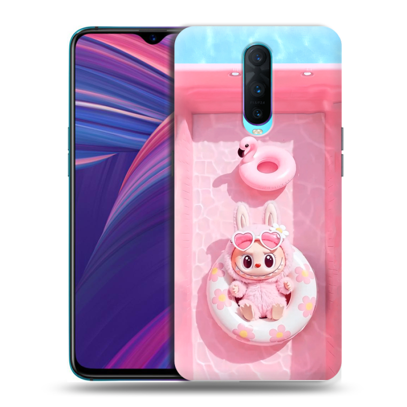 Силиконовый чехол на OPPO RX17 Pro с принтом Labubu Лабубу Силиконовый чехол на OPPO RX17 Pro с принтом Labubu Лабубу