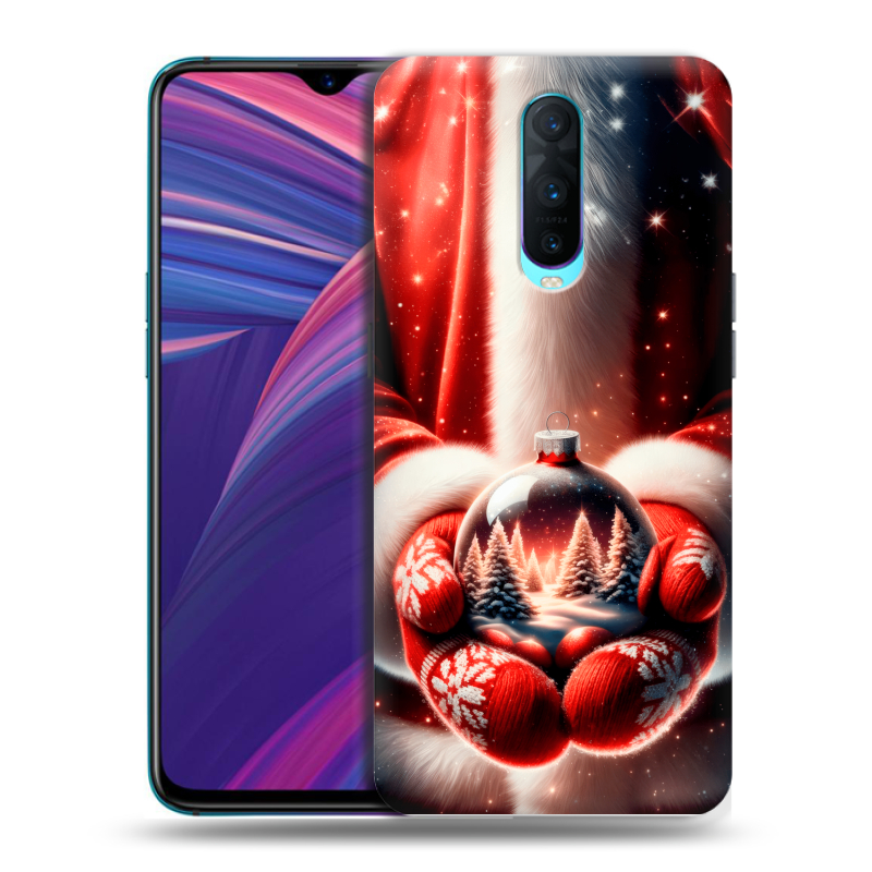 Силиконовый чехол на OPPO RX17 Pro с принтом Новый год Силиконовый чехол на OPPO RX17 Pro с принтом Новый год