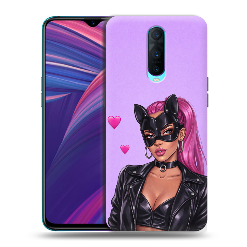 Пластиковый чехол на OPPO RX17 Pro с принтом женский Пластиковый чехол на OPPO RX17 Pro с принтом женский